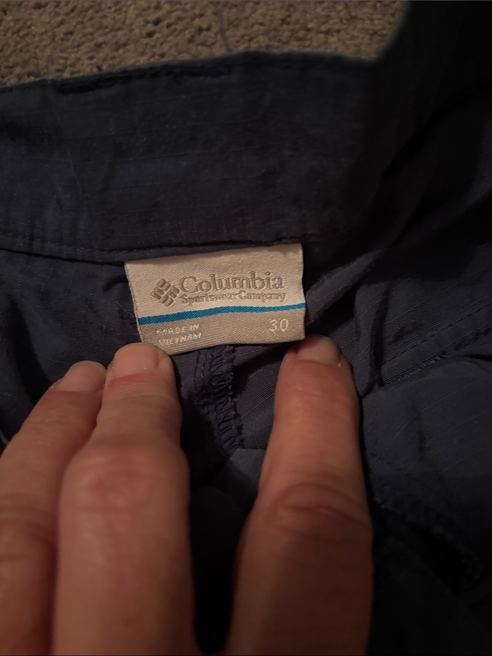 Columbia PFG Blue Men's Cargo Shorts